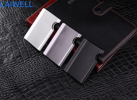 Cartera de aluminio multifuncional del clip del efectivo del portatarjetas de la cartera del SGS de la moda