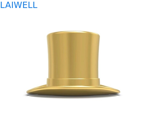 Tapones de botella de perfume de aleación de zinc ecológicos con diseño clásico de gorra de caballero para marca personalizada