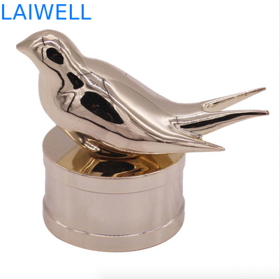 Botellas de perfume de aleación de zinc modernas y de moda con diseño de pájaro personalizado para fragancias de alta gama