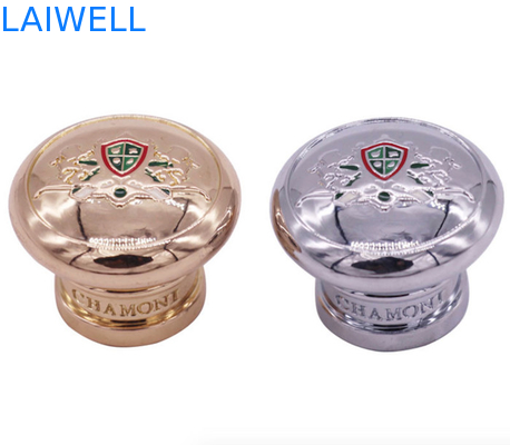 Productos de la aleación del cinc del OEM Logo Printing Perfume Bottle Lid