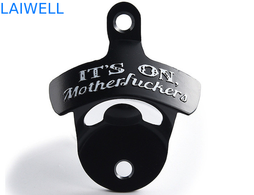 Diseño Creativo Estilo Metal Die Casting Zinc Alloy Pared Montada Abridor de Botellas para Fiesta Juego Regalo