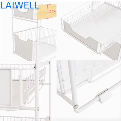 37L*21.5W*43Hcm estante de acero inoxidable del almacenamiento de la cocina de la grada de los artículos de cocina 2