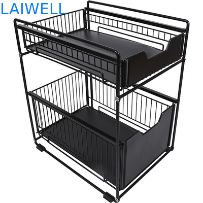 37L*21.5W*43Hcm estante de acero inoxidable del almacenamiento de la cocina de la grada de los artículos de cocina 2