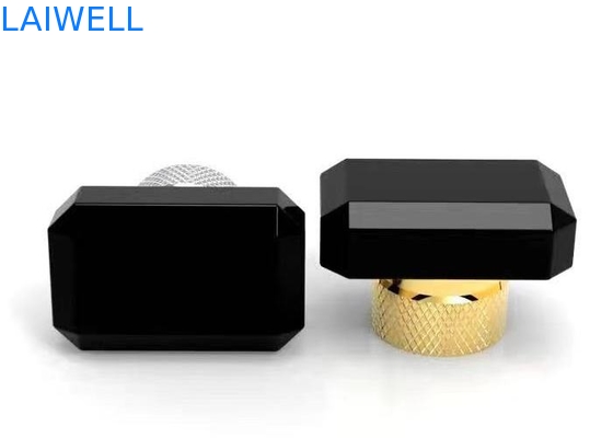 Tapones de Perfume de Aleación de Zinc con Proceso de Fundición a Presión de Lujo Moderno Personalizado, Chapado Electrónico en Color Oro