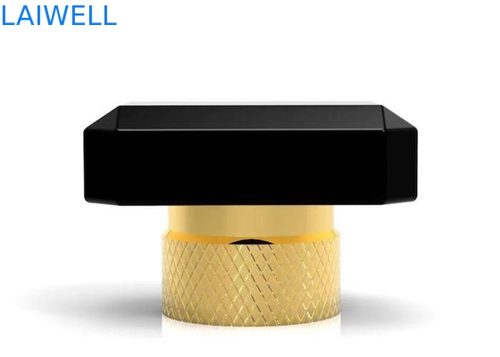 Tapones de Perfume de Aleación de Zinc con Proceso de Fundición a Presión de Lujo Moderno Personalizado, Chapado Electrónico en Color Oro