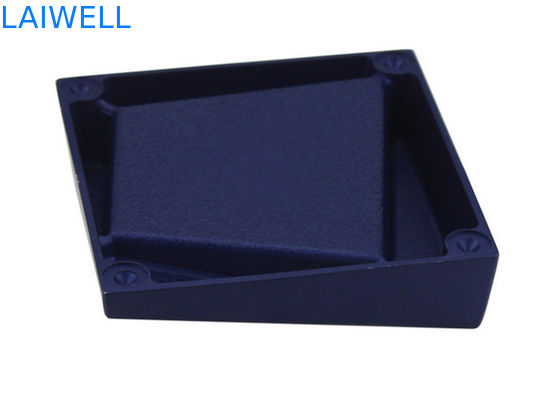 Diseño de geometría creativa personalizable Proceso portátil de fundición por inyección de aluminio Revestimiento de metal azul Cenicienta de bolsillo