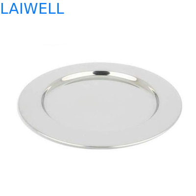 Bandeja de queso de acero inoxidable del postre de los electrodomésticos 430 nórdicos del metal del estilo los 32.5*0.7CM