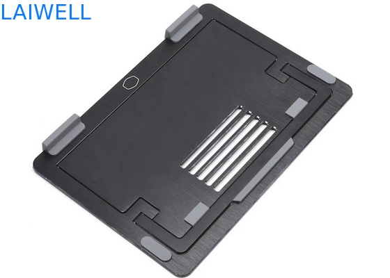 Soporte de aluminio portátil de Tray Brushed Finishing Foldable Laptop del ordenador portátil