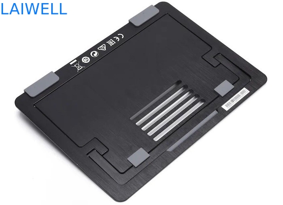 Soporte de aluminio portátil de Tray Brushed Finishing Foldable Laptop del ordenador portátil