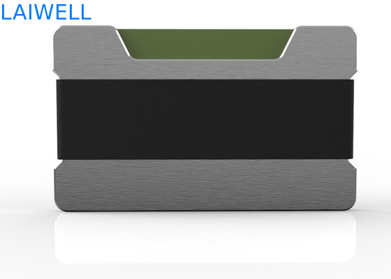 63*95*15mm personalizado multifunción Rfid cepillo antirrobo de aluminio creativo titular de tarjeta de crédito