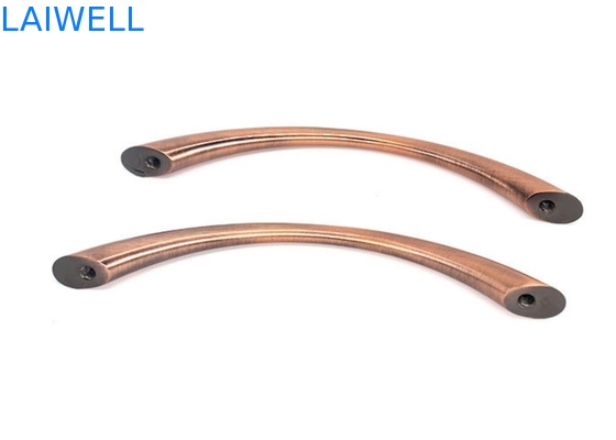 La galjanoplastia Rose Gold Luxury Modern Metal a presión el fundición del agujero doble
