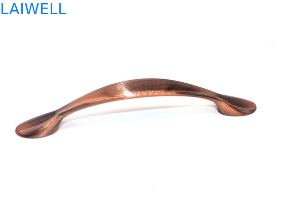 Bronceado puliendo con chorro de arena forma de lujo del arco de la fundición a presión del metal de la manija del gabinete