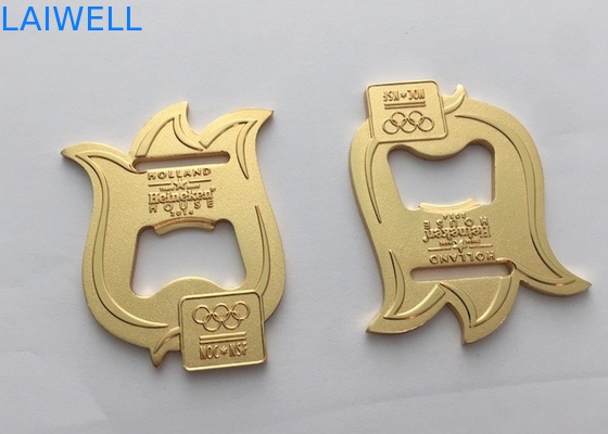 Medallas multifuncionales del abrebotellas del hierro del metal que pulen con chorro de arena la galjanoplastia