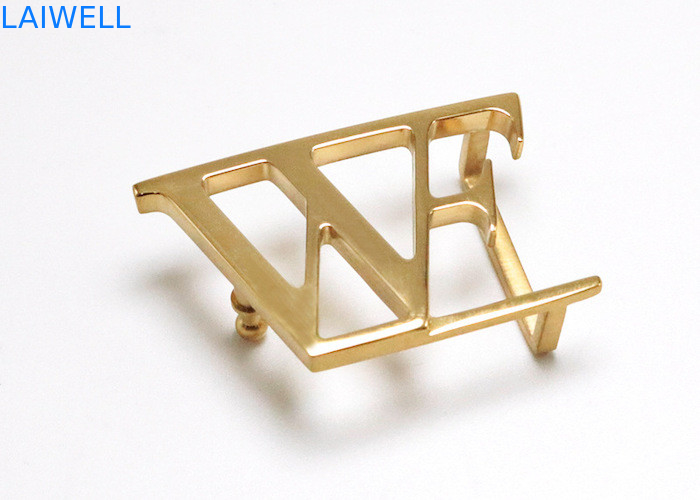 Accesorio personalizado de acero inoxidable de la pretina del metal de las hebillas del cinturón del color oro del diseño simple
