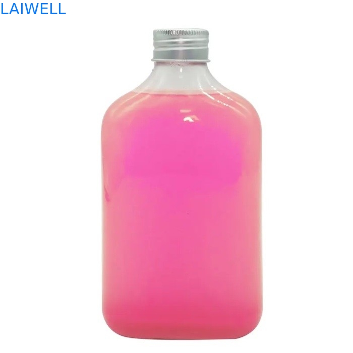 Envases de plástico de consumición de la bebida de la botella de Joice del ANIMAL DOMÉSTICO transparente de encargo 350ML para los compradores de B2B