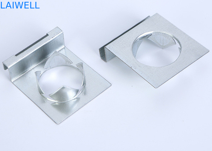 Procesamiento de embalaje de metal personalizado caja de madera accesorios de hardware gancho de soporte placa de acero galvanizado
