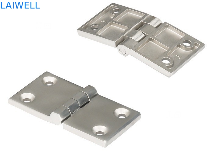120 * 60 * 8MM Custom Metal Die Casting Gran rodamiento grueso de hardware industrial Chasis gabinete bisagra de acero inoxidable