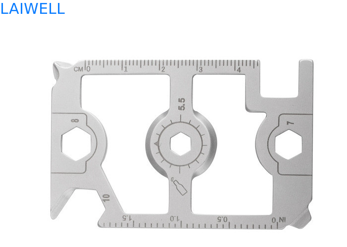 Estampado de punzón de precisión 70MM Arenado de arena herramienta EDC multifuncional de tarjeta cuchillo de resistencia de acero abrebotellas