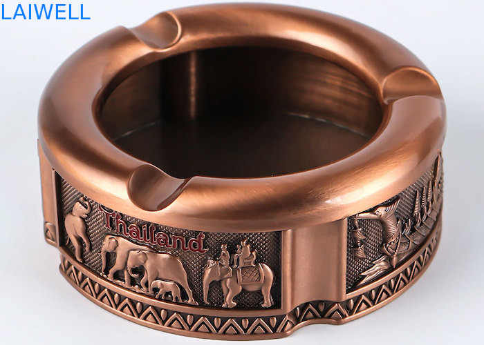 82*32MM Color de bronce de aleación de zin personalizable portable de metal fundido por inyección de cenizas