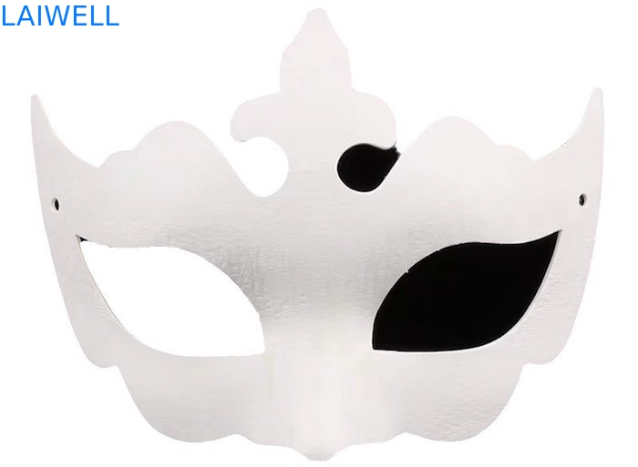 Máscara de bagazo de color blanco durable y sostenible para reutilizar y ser amigable con el medio ambiente
