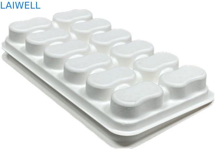 Color blanco Sostenible Caja de bandeja de café de bagaje No tóxico y seguro para los alimentos de contacto biodegradable EcoPack accesorios con marca personalizada