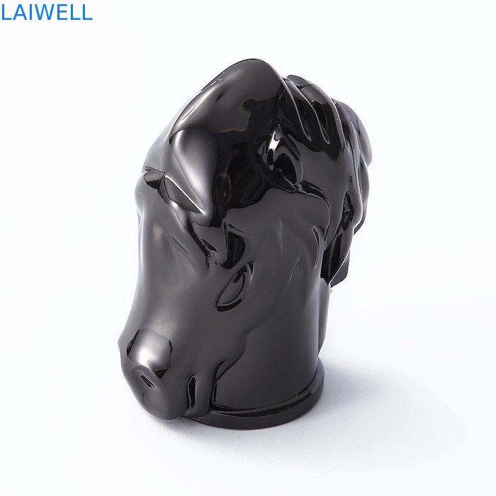 Polishing Black Plating Diseño creativo Die Casting Zinc Alloy Perfume Jar Lids Marca personalizada en molde para soluciones de embalaje sofisticadas
