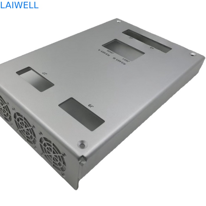 Impresión de serigrafía personalizada Anodizado de chapa de aluminio de procesamiento de metal Chasis de corte con láser de cáscara Doblaje sin costuras