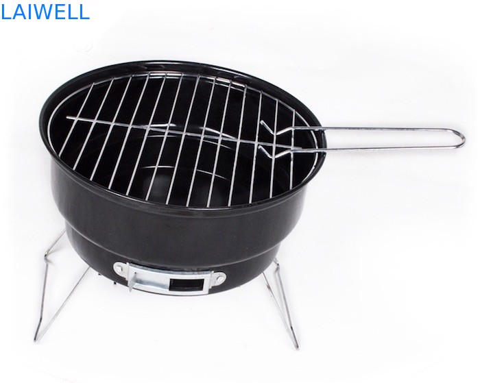 Metal que sella las parrillas de acero Mini Portable Oven al aire libre de la barbacoa de los 25.6*21.5cm