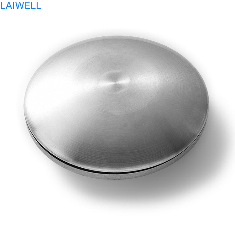 Innovador cenicero de bolsillo metálico para cigarrillos de aleación de zinc con acabado arenado para una apariencia moderna