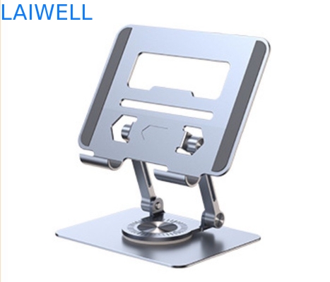 Tenedor de plata portátil del ordenador portátil de la rotación de 360 grados para las pantallas de hasta 17 pulgadas