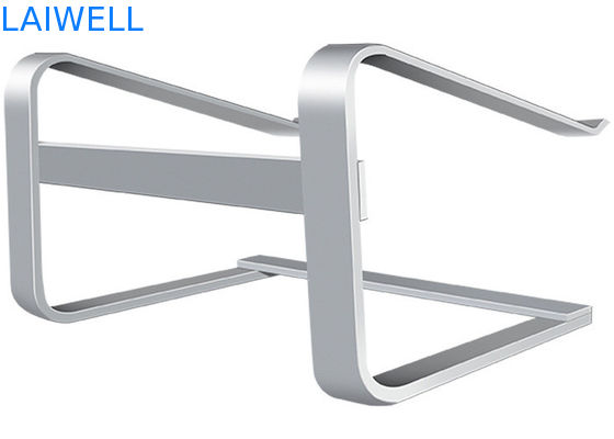 Soporte de escritorio de aluminio de plata del ordenador portátil del metal del peso ligero de 260*230*160M M