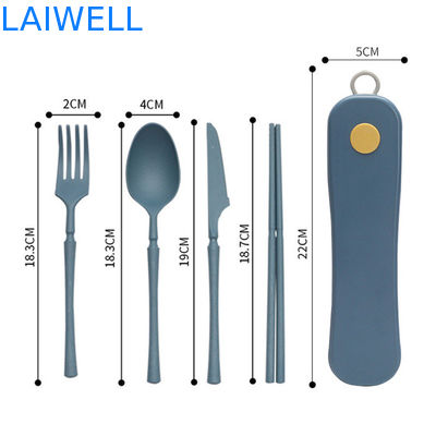 Pantallas de mesa ligeras portátiles sostenibles de 4 PC de color azul, biodegradables y ecológicas, hechas de fibra de paja de trigo respetuosa con el medio ambiente