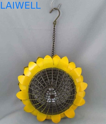 El SGS modificado para requisitos particulares lindo hermoso del metal del arrabio del alimentador montado en la pared del pájaro