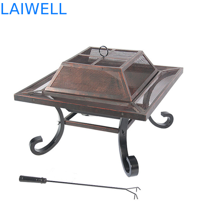 La barbacoa de acero del diseño geométrico del OEM asa a la parrilla la barbacoa Oven Bronze Color