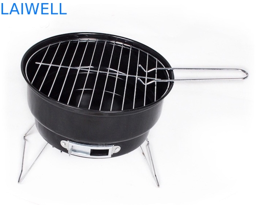 Metal que sella las parrillas de acero Mini Portable Oven al aire libre de la barbacoa de los 25.6*21.5cm